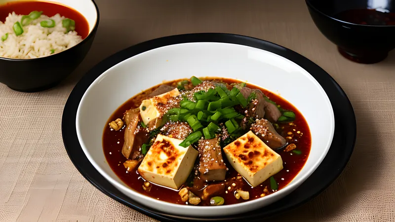 Mapo Tofu with Toasted Sichuan Peppercorn Oil