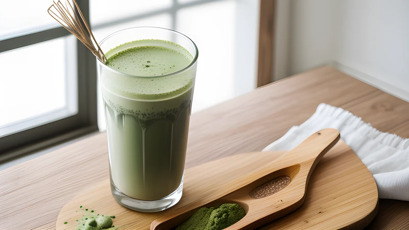Matcha Latte, Whisked Properly