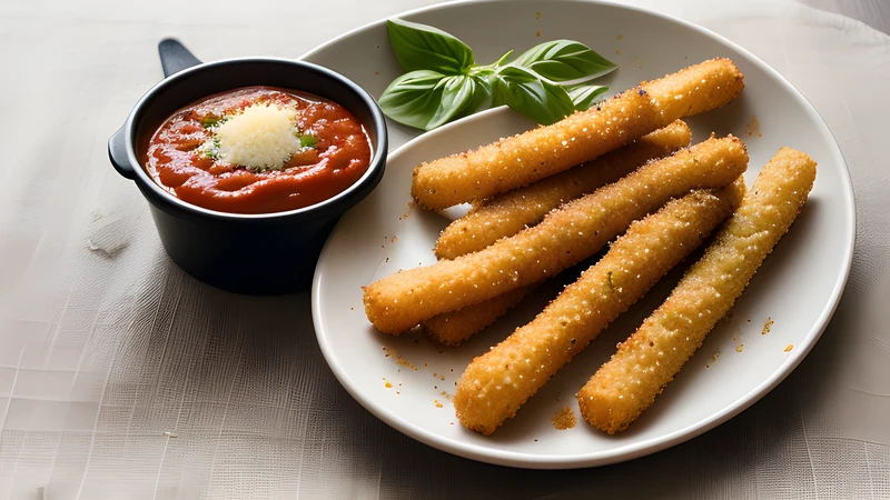 Mozzarella Sticks with Marinara