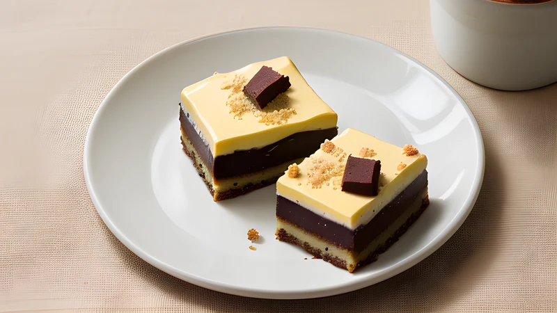 Nanaimo Bars with a Custard Middle