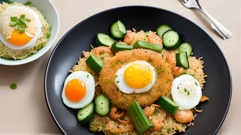 Nasi Goreng with Sweet Soy and Crispy Shallots