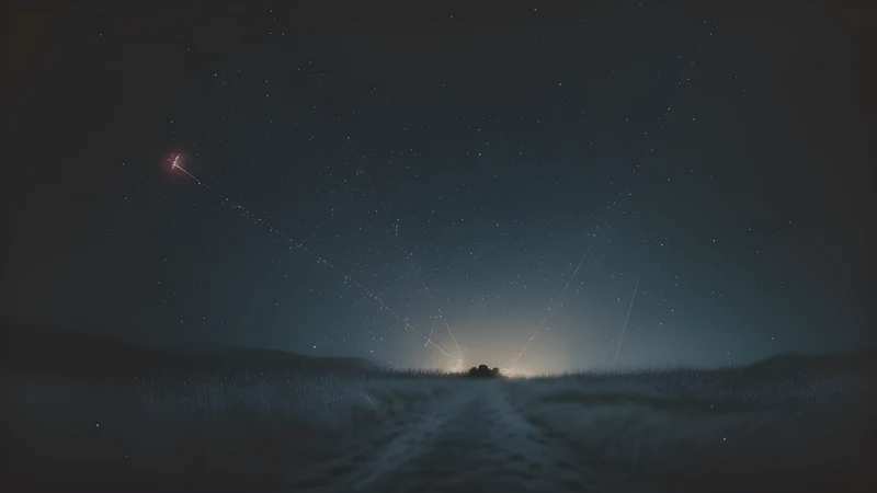 A constellation of glowing nodes each finding its own direct path across a dark field