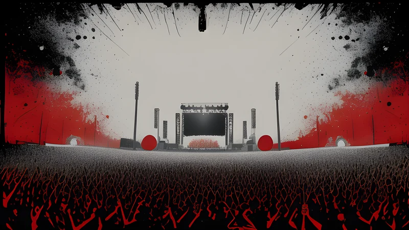 A daylight city-festival field in Aarhus with big stages and a relaxed standing crowd
