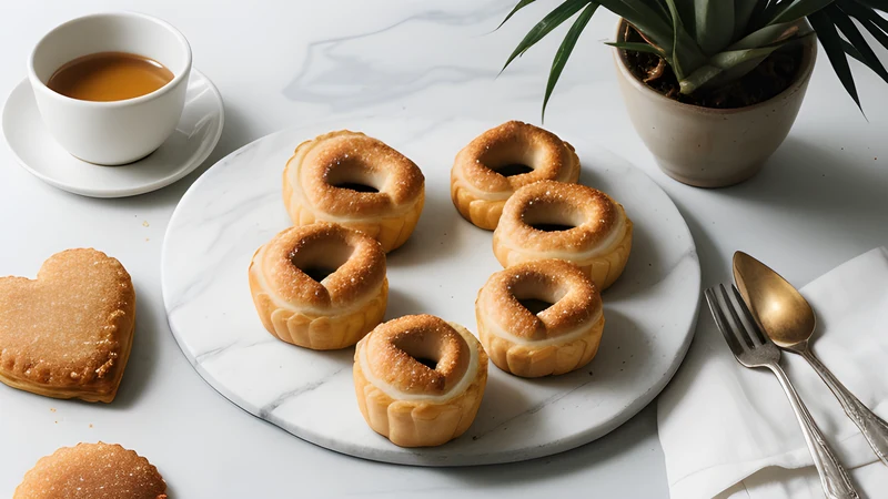 Palmiers with Caramelised Sugar