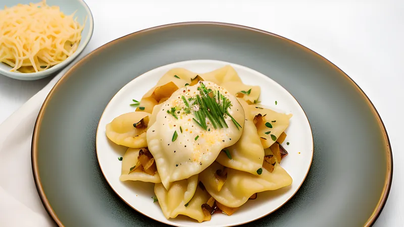 Potato and Cheese Pierogi with Browned-Butter Onions