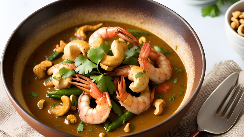Prawn Malai Curry with Coconut Milk