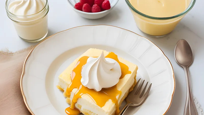Queen of Puddings with Meringue and Jam