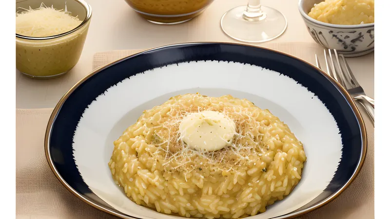 Risotto alla Milanese with Saffron and Bone Marrow