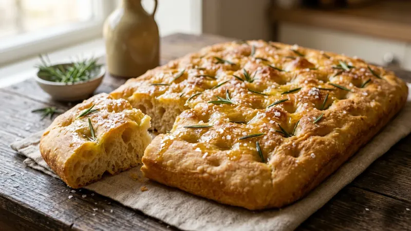 Rosemary Sea-Salt Focaccia