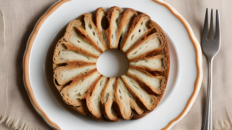 A dark seeded rye loaf sliced thin on a board, showing a dense close crumb studded with grains