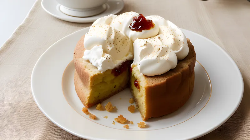 Sally Lunn Bun with Clotted Cream