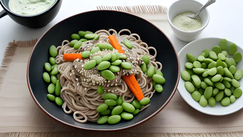 Sesame-Ginger Soba Noodle Salad