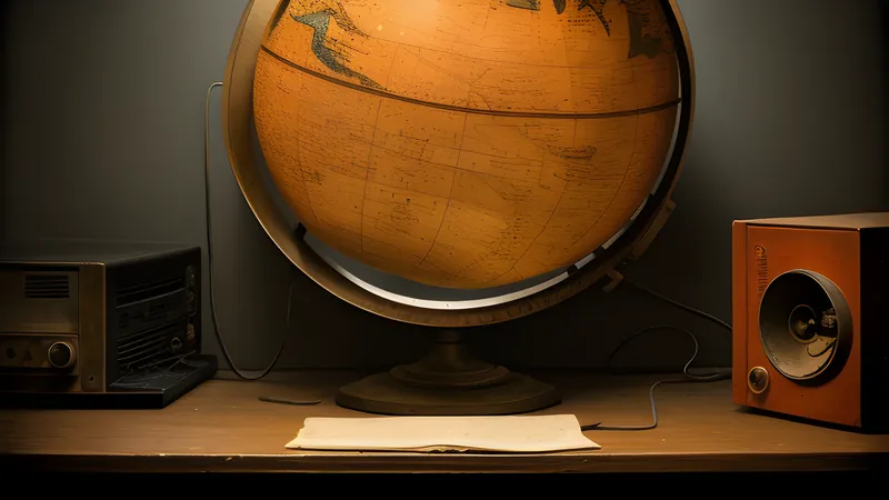 A weathered parchment globe with empire borders shifting under passing centuries