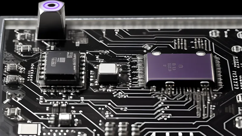 An exploded invented ring band revealing its sensor array, battery segment and charging contacts in cross-section