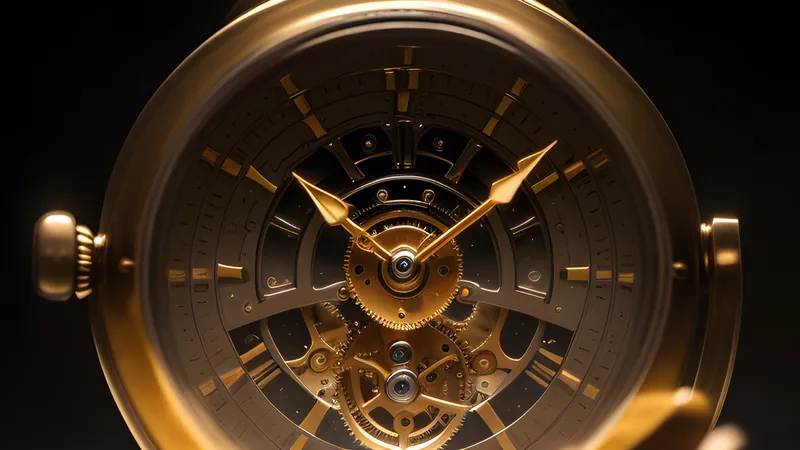 A tiny intricate glowing clockwork mechanism humming inside a translucent file-shaped case