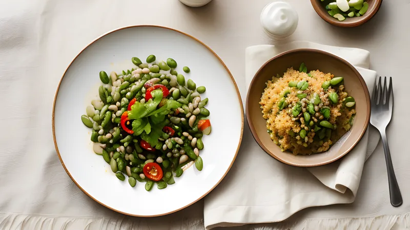 Stir-Fried Morning Glory with Garlic and Fermented Bean