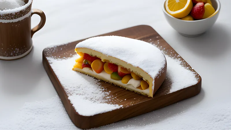 Stollen with Marzipan and Candied Peel