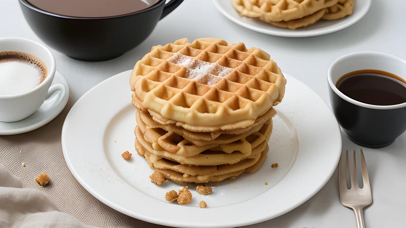 Stroopwafels with Caramel Syrup