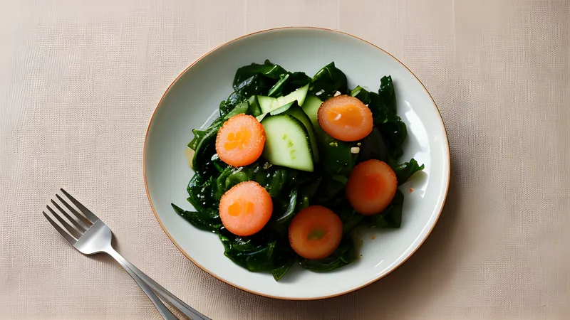 Sunomono: Japanese Cucumber and Wakame