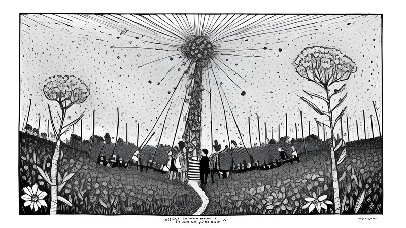 Swedish Midsummer: Raising the Maypole in the Endless Light