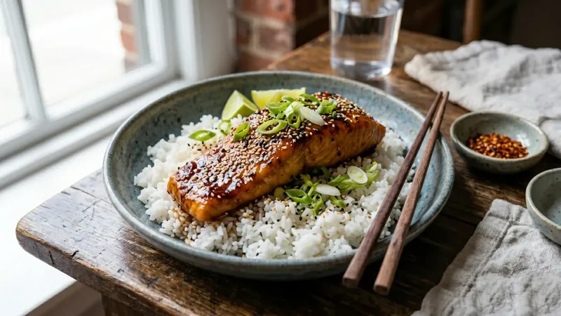 Miso-Honey Teriyaki Salmon