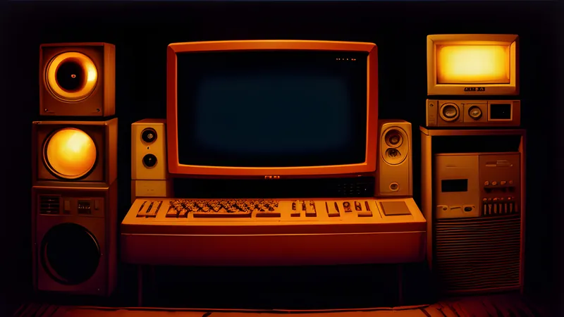 A keyboardless games console cartridge sitting alone, looking lost