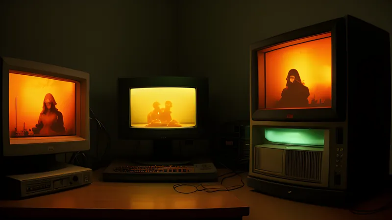A gallery of glowing turn-based fantasy icons in a dark room