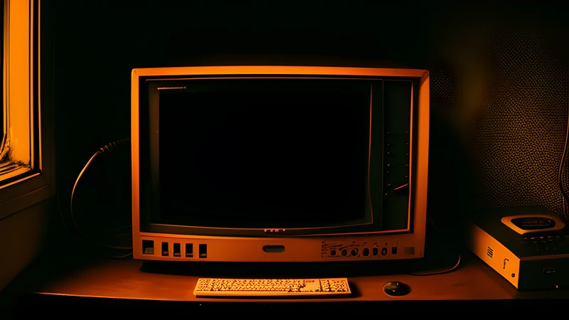A punch clock stamping a card in a dark office, amber light bleeding from the mechanism