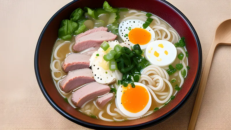 Tonkotsu Ramen with a 12-Hour Pork Broth