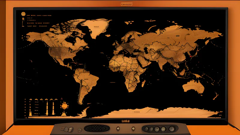 A candlelit lacquered war map of feudal provinces divided by mountain ink lines