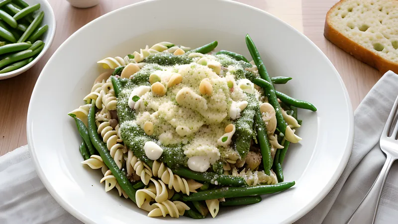 Trofie al Pesto with Potato and Green Beans