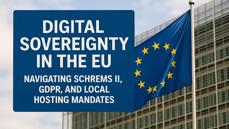 Digital Sovereignty in the EU: Navigating Schrems II, GDPR, and Local Hosting Mandates