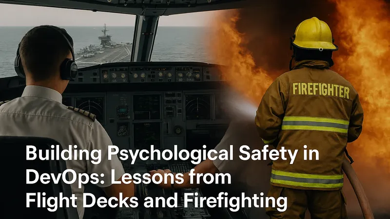 Building Psychological Safety in DevOps: Lessons from Flight Decks and Firefighting
