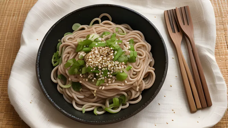 Zaru Soba with a Cold Dipping Sauce
